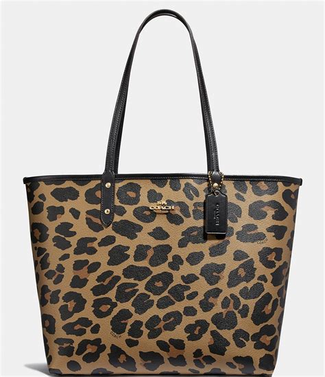 leopard coach bags for women.